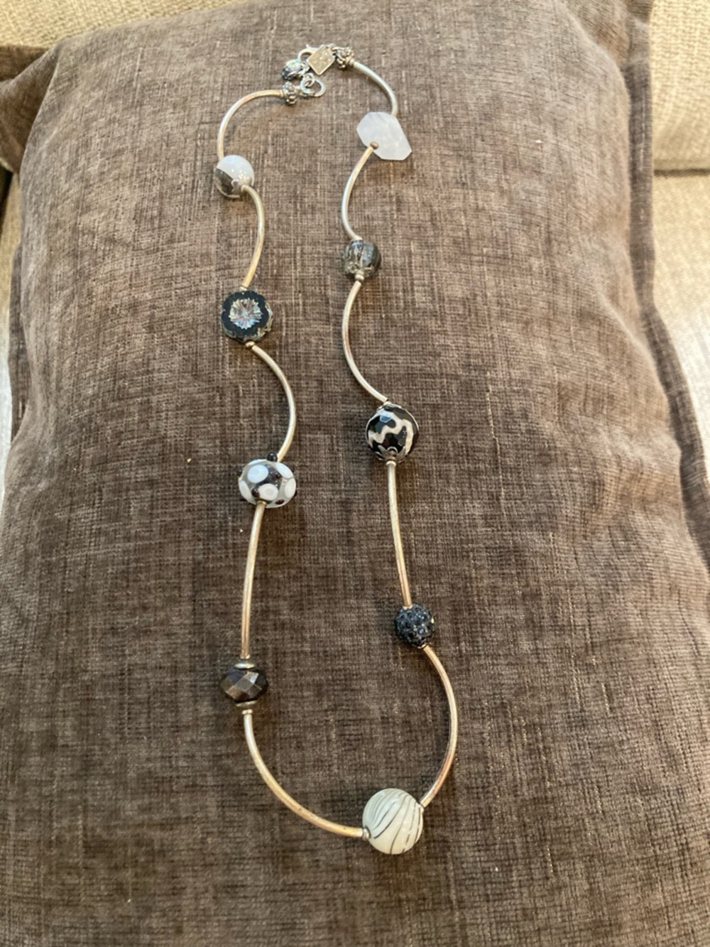 Desert Heart beaded necklace